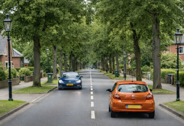 Croisement de véhicules par la droite