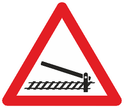 Passage à niveau avec barrières