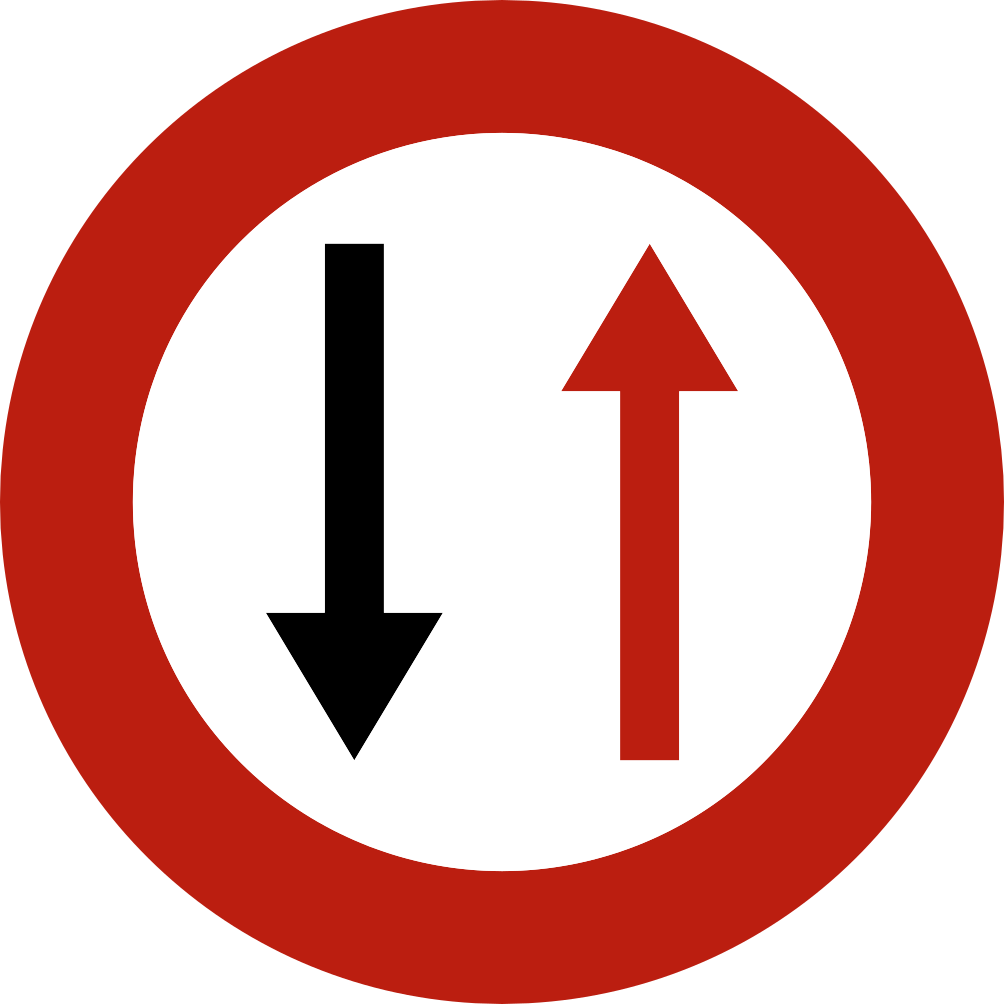 Passage étroit, obligation de céder le passage