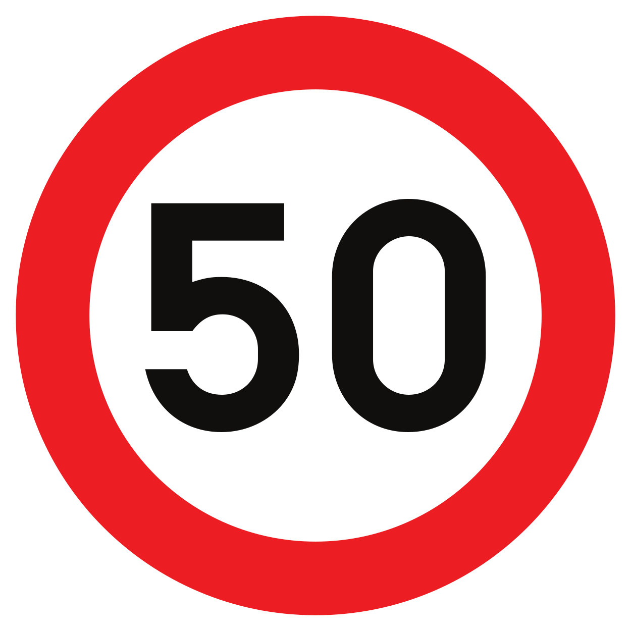 C43. Début de la limitation de vitesse