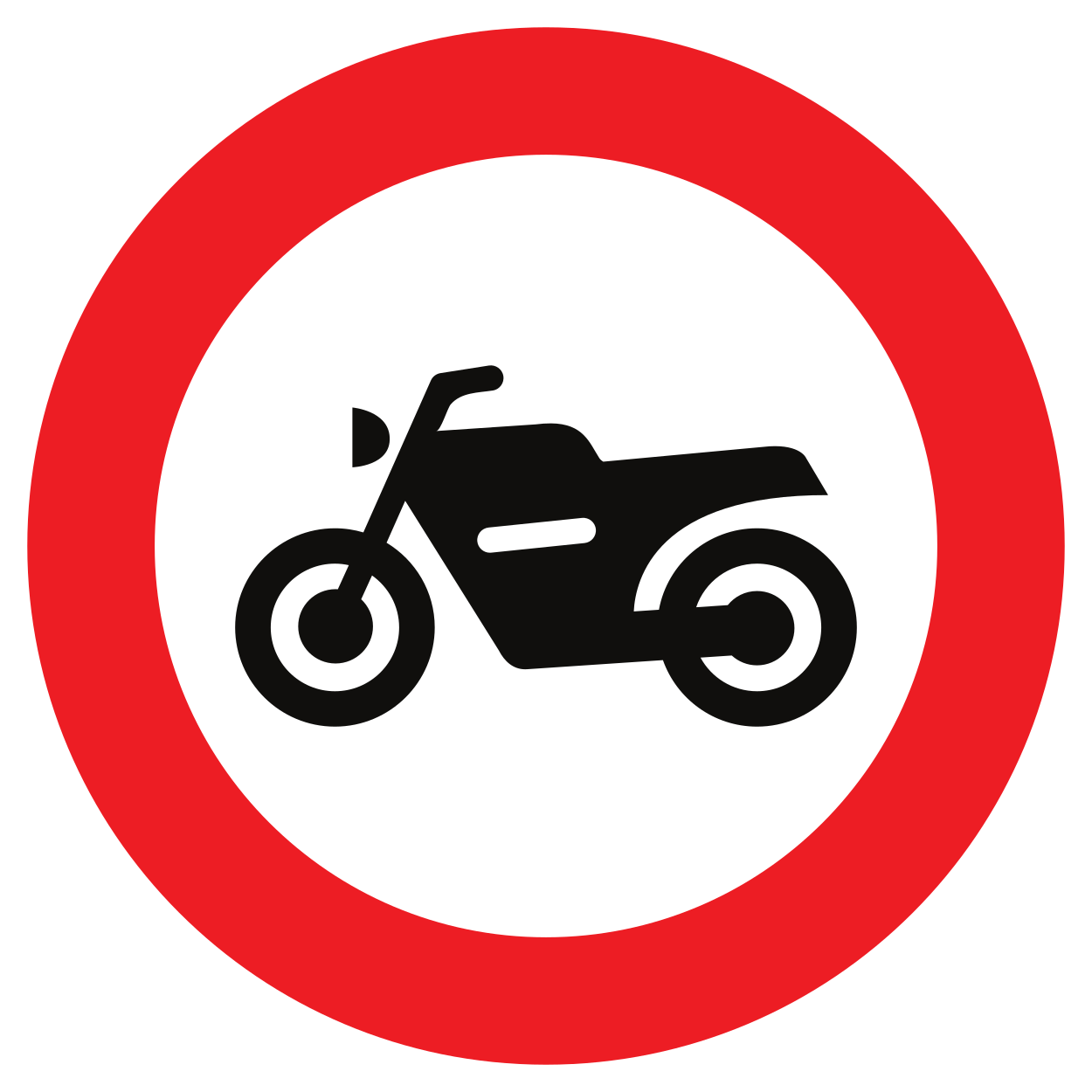 C7. Accès interdit aux motocyclettes