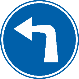 Direction obligatoire au carrefour