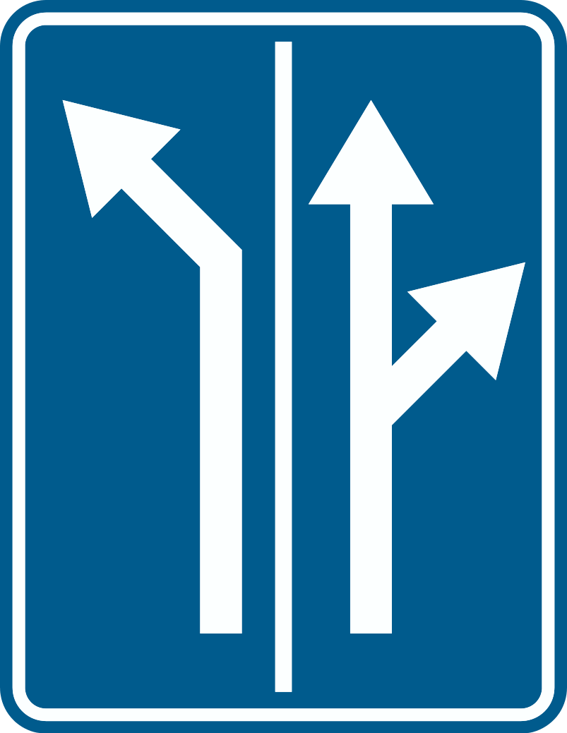 Prescription du choix d'une bande de circulation