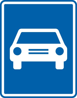 R33. Une route pour automobiles