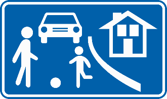 Début d'une zone résidentielle